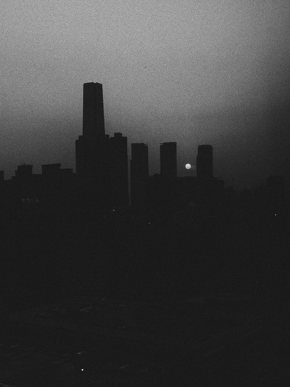 silhouette of buildings