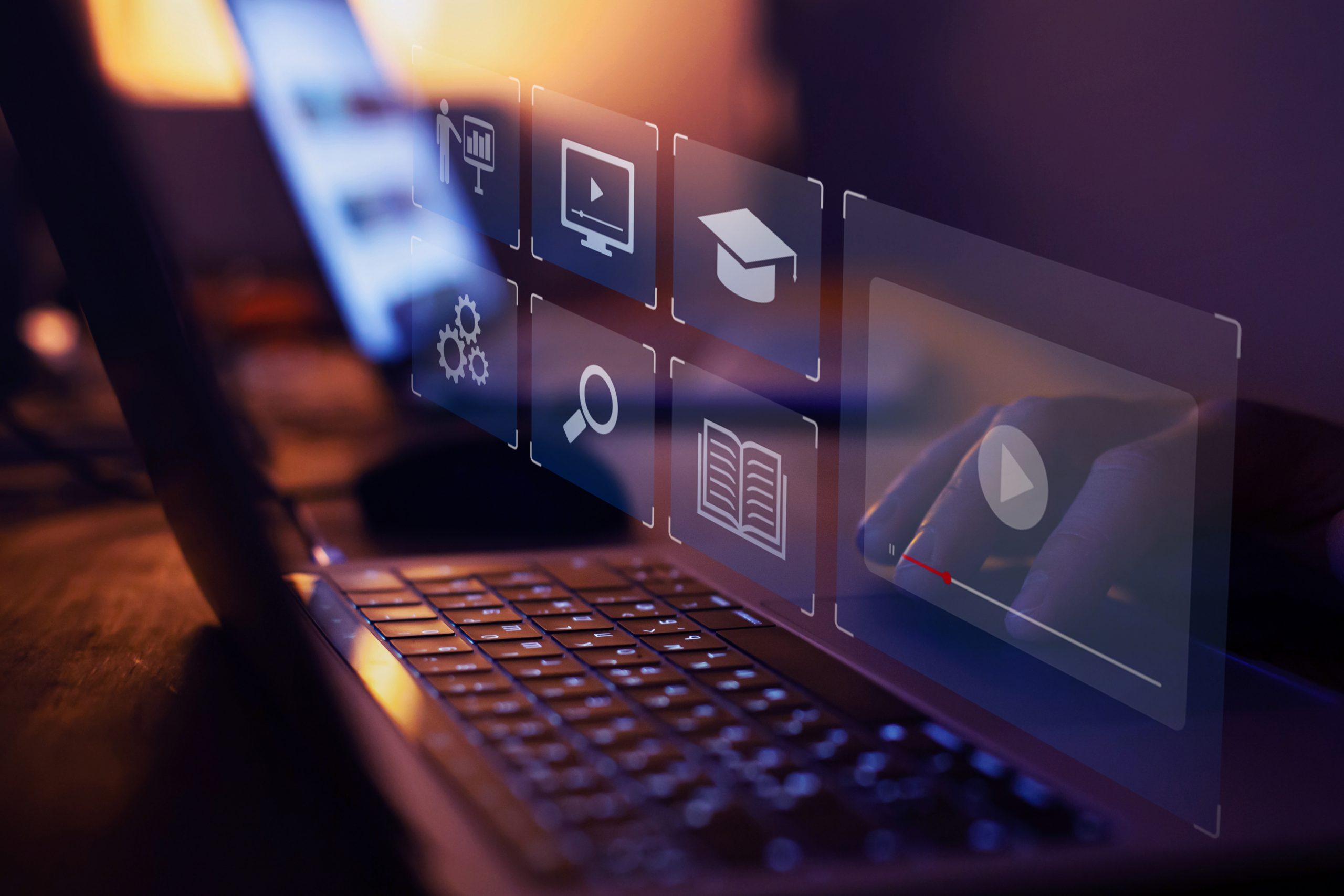 webinar, education online concept, video